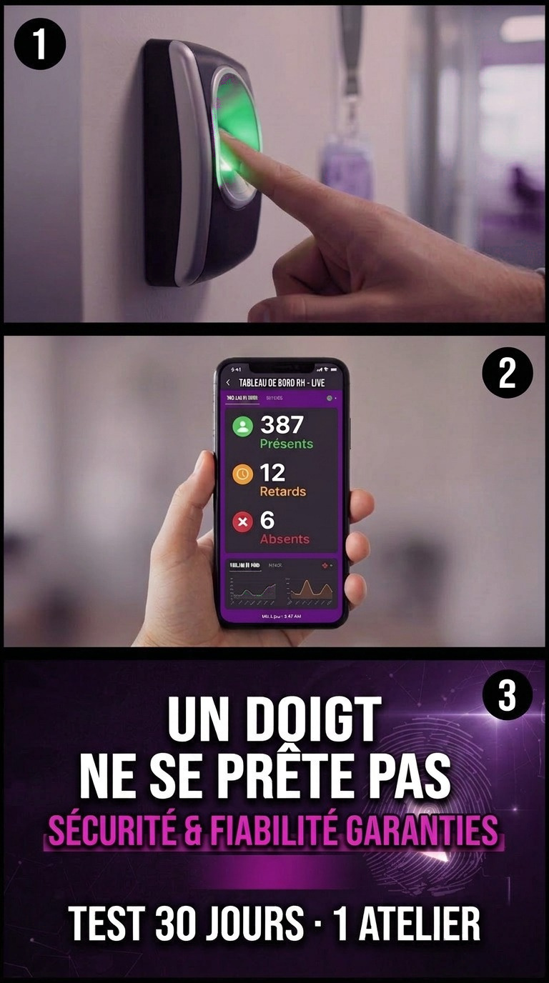 De l’empreinte digitale au tableau de bord RH mobile